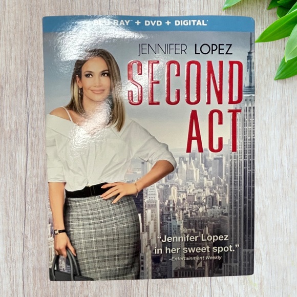 Second Act Movie DVD | Starting Jennifer Lopez | Brand New (Wrapped) - Picture 2 of 4